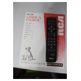 RCA VHS VCR with Remote, User Guide, and 24 Movie VHS Tapes Lot