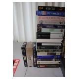RCA VHS VCR with Remote, User Guide, and 24 Movie VHS Tapes Lot