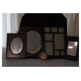 Vintage Decor and Collectibles Lot with Frames, Baskets, and Accessories