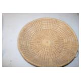 Assorted Lot of Vintage Eyeglasses, Sunglasses, Leather Gloves, and Woven Basket