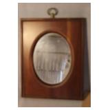 Vintage Home Decor Lot with Framed Art, Wood Trays, and Carved Candle Holder