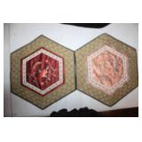 Japanese-Style Ceramic Dinnerware and Tableware Set with Chopsticks and Bamboo Mats