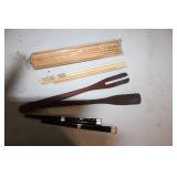 Japanese-Style Ceramic Dinnerware and Tableware Set with Chopsticks and Bamboo Mats