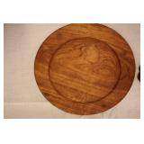 Assorted Lot of Wooden and Woven Coasters, Trivets, and Decorative Plates