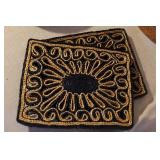 Assorted Lot of Wooden and Woven Coasters, Trivets, and Decorative Plates