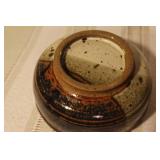 Collection of 5 Handcrafted Rustic Stoneware Pottery Pieces