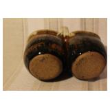 Collection of 5 Handcrafted Rustic Stoneware Pottery Pieces