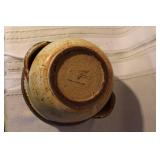 Set of 5 Handcrafted Stoneware Pottery Bowls and Plates with Artist Mark