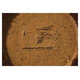 Set of 5 Handcrafted Stoneware Pottery Bowls and Plates with Artist Mark