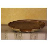 Set of 5 Handcrafted Stoneware Pottery Bowls and Plates with Artist Mark