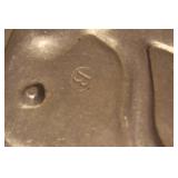 Vintage Carving Set with Stag Handles, Meat Tray, and Solingen Steak Knives