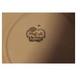 Vintage Porcelain and Bone China Plates, Cups, and Creamer Collection