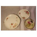Vintage Porcelain and Bone China Plates, Cups, and Creamer Collection