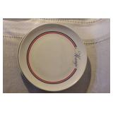 Assorted Vintage Porcelain and Stoneware Plates and Soup Mugs Collection