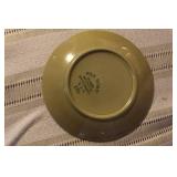 Assorted Vintage Porcelain and Stoneware Plates and Soup Mugs Collection