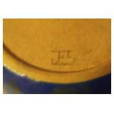 Set of 4 Handmade Pottery Mixing Bowls Speckled and Glazed Designs