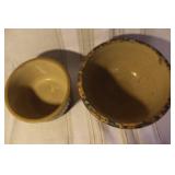 Set of 4 Handmade Pottery Mixing Bowls Speckled and Glazed Designs