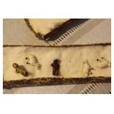 Collection of Vintage Nativity Figurines and Wooden Creches