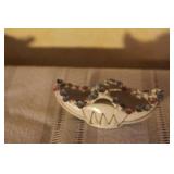 Collection of Vintage Glass and Ceramic Decor with Floral Accents