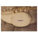 Collection of Vintage Glass and Ceramic Decor with Floral Accents