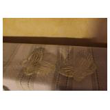 Collection of Vintage Glass and Ceramic Decor with Floral Accents