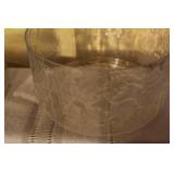 Collection of Vintage Glass and Ceramic Decor with Floral Accents