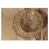 Set of 5 Vintage Cut Glass Bowls and Dishes