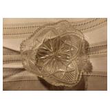 Set of 5 Vintage Cut Glass Bowls and Dishes