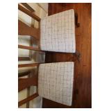 Pair of Vintage Murphy Dining Chairs with Upholstered Seats