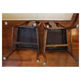 Pair of Vintage Murphy Dining Chairs with Upholstered Seats