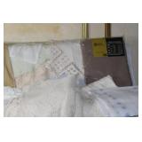 Collection of Vintage and Modern Table Linens and Doilies