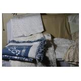 Collection of Vintage and Modern Table Linens and Doilies