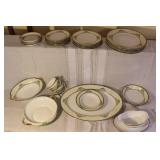 Noritake Avril Japan Fine China Dinnerware Set with Serving Pieces