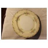 Set of Pope Gosser China Floral Dinnerware with Cups, Plates, and Bowls