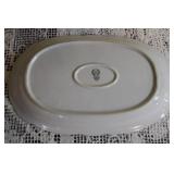 Collection of Blue and White Porcelain Tea Cups and Plates with Platters