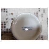 Collection of Blue and White Porcelain Tea Cups and Plates with Platters