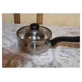 Collection of Assorted Frying Pans and Saucepan with Lids