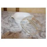 Set of 3 Vintage Corning Ware Blue Cornflower Casserole Dishes with Lids