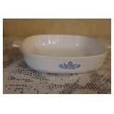 Set of 3 Vintage Corning Ware Blue Cornflower Casserole Dishes with Lids