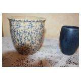 Handmade Pottery Set with Pitchers, Plates, and Crock