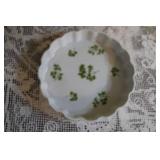 Finel Finland Enamel Bowl and Parsley Oven to Table Bake Dish