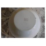 Finel Finland Enamel Bowl and Parsley Oven to Table Bake Dish