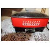 Vintage Kitchen Cookware Collection with Electric Skillet, Crock-Pot, and Bakeware