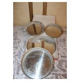 Collection of Vintage Metal Bakeware Tins and Molds