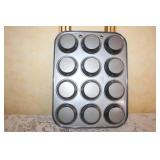 Collection of Vintage Metal Bakeware Tins and Molds