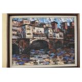 Framed Impasto Oil Painting Signed A. Nocera 37x30