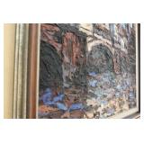 Framed Impasto Oil Painting Signed A. Nocera 37x30