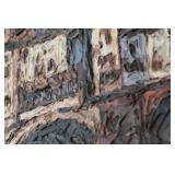 Framed Impasto Oil Painting Signed A. Nocera 37x30