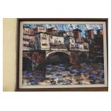 Framed Impasto Oil Painting Signed A. Nocera 37x30