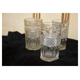 Collection of Assorted Vintage Drinking Glasses and Bowls